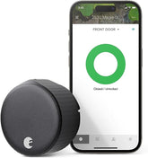 Upgrade Your Door in Minutes: August Wi-Fi Smart Lock (Matte Black)